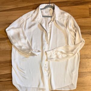 H&M Slick Button-Up Blouse